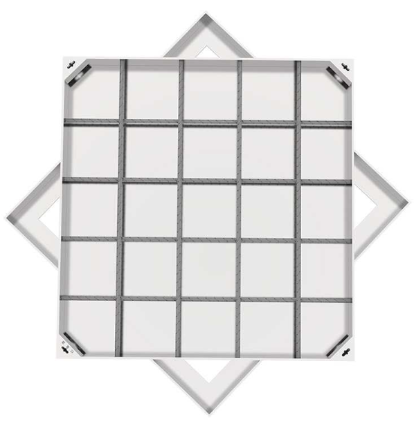 桥西不锈钢方井展示